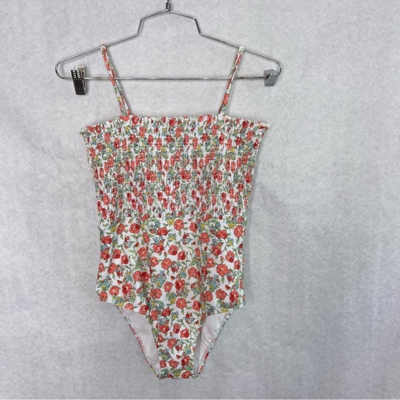 Janie and Jack Recycled Floral One-Piece Swimsuit Size 14 Girls - Picture 1 of 4